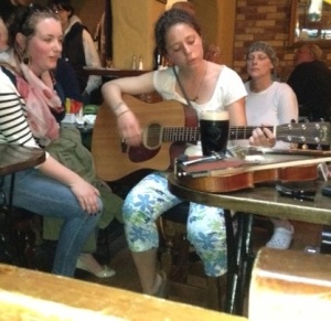 2 girls at O'Connor's pub playing their own songs
